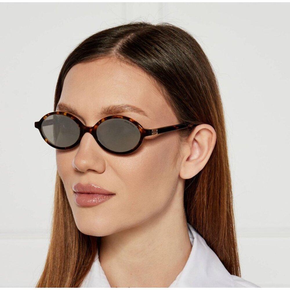NEW MIU MIU MU04ZS 21C40O SUNGLASSES HAVANA/GRAY WOMEN MU 04ZS, SMU 04Z